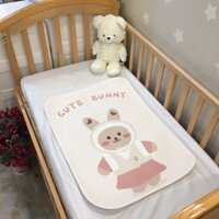 LÓT chống thấm trải giường cho bé nằm hoạ tiết 4D