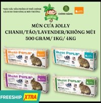 Lót chuồng Hamster - Mùn cưa mềm chính hãng Jolly 4 mùi hương 500 gram, 1kg, 4kg cho hamster