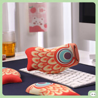 LÓT CHUỘT 3D SILICON KÊ CỔ TAY CÁ KOI