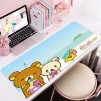 Lót ChuộT / BàN PhíM Cỡ LớN 800x300mm In HìNh Rilakkuma Dễ Thương