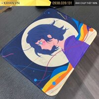 Lót chuột chống nước cỡ nhỏ 26x21cm dày 3mm S-148 (Cute-09)