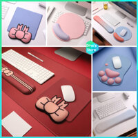 Lót chuột có đệm tay silicon lót chuột 3D Miếng Kê Tay Cho Bàn Phím Cơ Chủ Đề Cute