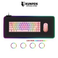 Lót Chuột Cỡ Lớn Led RGB, Pad Chuột Lớn Phát Sáng Chống Trượt Bền Đẹp