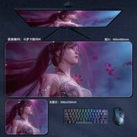 Lót chuột đấu la đại lục Đường tam Tiểu vũ - Lót chuột size lớn 300x250x3mm