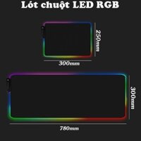 Lót chuột gaming LED RGB, Pad chuột LED RGB - Bàn di chuột LED RGB, LED LIGHT MOUSEPAD