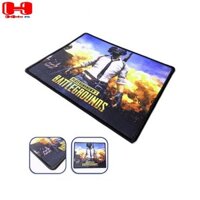 Lót chuột Gaming PUBG R7 (250*350*2mm/ Size nhỏ/ Trơn/ Có viền)