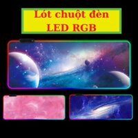 Lót Chuột LED RGB, Pad chuột LED RGB 80x30cm 35x25cmBàn Di Chuột RGB Siêu Dày Siêu Bền Chống Nước