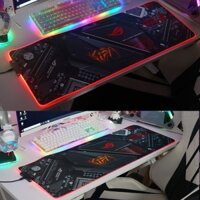 Lót chuột led rgb,pad chuột fullbox 90x40 80x30 25x35, chống trượt siêu bền siêu đẹp ánh sáng đa màu sắc