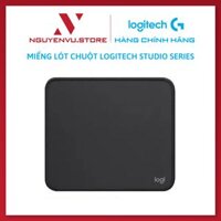 Lót chuột Logitech Mouse Pad - Đế cao su chống trượt, lướt dễ dàng, bề mặt chống đổ tràn, bền bỉ, nhỏ gọn - Màu đen - Hàng chính hãng