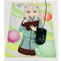 Lót chuột máy tính sagiri cao su dẻo anime