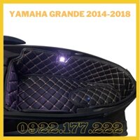 Lót cốp da cho xe Yamaha Grande 2014-2018 (đời đầu) CÓ TÚI để giấy tờ.