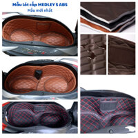 Lót cốp da xe Piaggio Medley CÓ TÚI để giấy tờ thêu logo cực đẹp