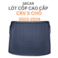 Lót cốp nhựa xe Honda CRV 5 chỗ 2023 2024 2025 bản xăng điện HEV, nhựa dẻo cao cấp, vừa khít phom xe, không mùi.