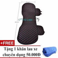 Lót da băng ghế sau ô tô mẫu 3 + Tặng 01 khăn lau xe chuyên dụng TL01