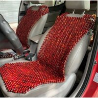 Lót ghế, đệm ghế, bọc ghế ô tô hạt gỗ nhãn bền đẹp hàng cao cấp, giúp lưu thông mạch máu. Massge cơ thể lái xe đường dài