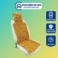 Lót Ghế Hạt Gỗ Pơmu Cao Cấp Cho Ô Tô Hương Thơm Tự Nhiên