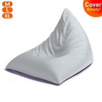 Lót ghế lười Lót ghế sofa lười hạt xốp 3II HOME size XL120x140cm L100x120cm M80x100cm hình tam giác.