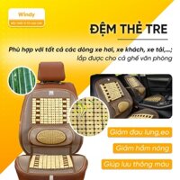 Lót Ghế Ô Tô, Đệm Lót Ghế Ô Tô Thẻ Tre Cao Cấp, Thoáng Khí, Chống Nóng, Tấm Lót Tựa Lưng Ghế Ô Tô, Tựa Lưng Lót Ghế Ô Tô