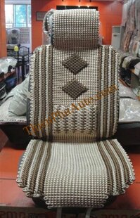Lót ghế ô tô sợi đan, bộ chuyên dùng cho xe 4-7 chỗ, thoáng mát, chuyên dùng cho 2 ghế trước, khoẻ khắn, sang trọng
