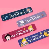 lót ghế văn phòng Di chuyển biển số xe điện thoại, xe hơi, xe điện dễ thương số điện thoại di động dành riêng cho xe tạm thời lót ghế rèm nam châm ô tô