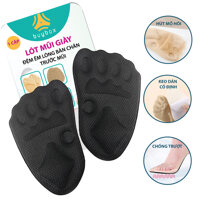 Lót giày cao gót 4D chống trượt bàn chân về phía trước - buybox - BBPK165 - 1 cặp đen