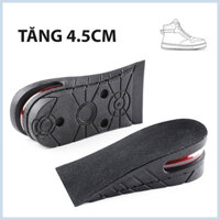 Lót giày độn đế nửa bàn chân tăng chiều cao 3cm, 4.5cm, 6cm  đế cao su dẻo cấu trúc tổ ong thoáng khí - buybox - BBPK354 - 4.5CM