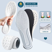 Lót giày nam nữ êm chân chất liệu cao su non, đàn hồi tốt, chống thốn và bảo vệ gót chân - buybox - BBPK361 - Xám4142