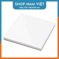 Lót Ly Ceramic Trắng Trơn, Đế Lót Cốc Gốm Sứ Siêu Thấm Hút, Thích Hợp Trang Trí DIY - Chính Hãng NAVIVU - Vuông - Trắng