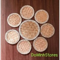 LÓT LY CỎ – SET 10 CÁI – Lót Ly làm từ Nguyên Liệu Cỏ