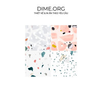 Lót ly decor, lót ly trang trí, đế lót cốc gốm, thấm hút nước nhanh hoạ tiết hoa văn - .