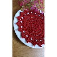 Lót ly móc thủ công lót khay trà lót bình lọ hoa trang trí phong cách vintage