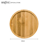 Lót ly ONGTRE bằng tre, Lót cốc gỗ   ongtre Vietnam. - Tròn 15 cmtre