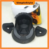 Lót Nón Thay Thế Mũ Bảo Hiểm 3/4 KLT Đủ Size M L Xl Chính Hãng
