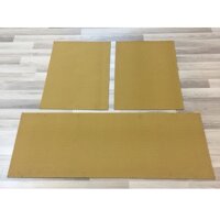 Lót sàn cao su ống hạt mít Cắt theo xe - Kem