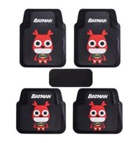Lót Sàn Ô tô Cao Su BatMan Đỏ
