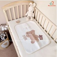 Lót thay bỉm chống thấm 4D họa tiết xinh xắn, mềm mại thoáng khí cho bé 60*70cm - Monnie Kids