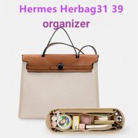 Lót túi HERMES HERBAG 31 39 bag organiser insert Túi xách Trọn gói Túi mật Gói thu thập Túi dọn dẹp