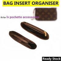 Lót túi lv pochette accessories bag organizer insert xách Trọn gói Túi mật Gói thu thập Túi dọn dẹp