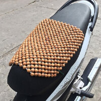 Lót Yên Xe Máy Hạt Gỗ - Chống Nóng ,Giảm Ê Mông , Thoáng Khí ( hình thật )