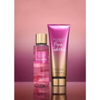 LOTION DƯỠNG DA ÁNH NHŨ LẤP LÁNH & BODY MIST HƯƠNG NƯỚC HOA VICTORIA'S SECRET PURE SEDUCTION - Hàng Nhập USA Chín