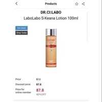 Lotion dưỡng Labo Labo Super Keana cứu tinh cho làn da có lỗ chân lông to và mụn đầu đen