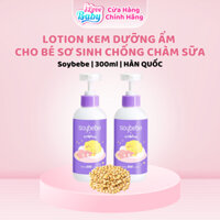Lotion kem dưỡng ẩm cho trẻ sơ sinh chống chàm sữa Soybebe Baby Ato Lotion