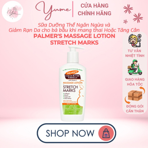 Lotion trị rạn da và ngăn ngừa rạn da Palmer's Massage Lotion for Stretch Marks