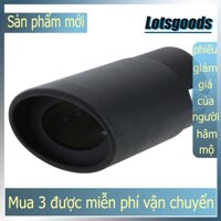 {lotsgoods}58mm Universal Black Stainless Steel Car Rear Exhaust Pipe Tail Muffler Tip - intl