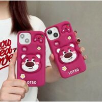 Lotso Ốp Điện Thoại silicon Mềm Có Giá Đỡ Hình Gấu Cho oppo a78 a57 a54 a55 a16 a31 a31 a5 a9 2020 f11 a3s reno 7z 5