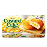 LOTTE- Bánh kem trứng Custard 6 chiếc