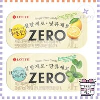 Lotte Corporation Zero Lemon Mint / Pepper Mint Candy, 28 g, 3p Thực phẩm Hàn Quốc Kẹo Hàn Quốc Kẹo không đường Xyritol Candy snack a baby snack người lớn đồ ăn nhẹ văn phòng ăn nhẹ ăn nhẹ