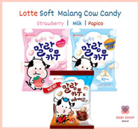 [Lotte] Kẹo sữa dâu tây bò Malang (79g / 158g) Malang Cow Papico 158g Kẹo nhai