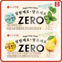 Lotte Zero Lemon Mint, Kẹo Bạc Hà 28g từ Hàn Quốc