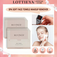 Lottieya Cosmetic Spa Salon Mềm mại cho da nhạy cảm Khăn lau mặt tẩy trang